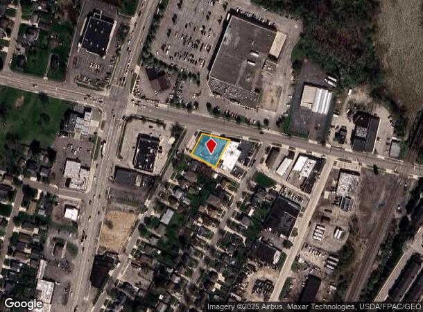  1185 W Front St, Monroe, MI Parcel Map