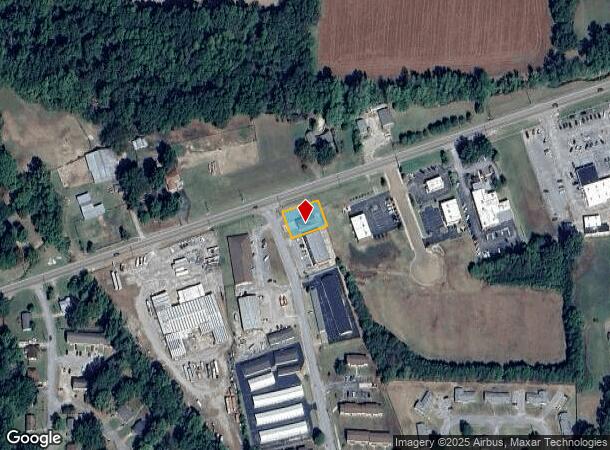 1368 N Washington Ave, Brownsville, TN Parcel Map