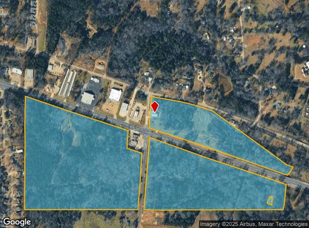 607 E Us Highway 80, White Oak, TX Parcel Map