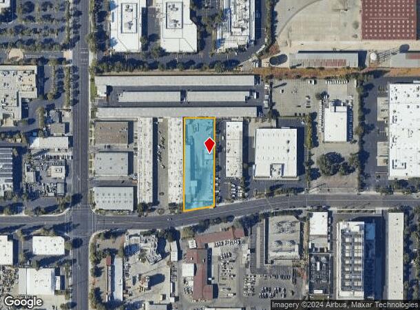  1745 Walsh Ave, Santa Clara, CA Parcel Map