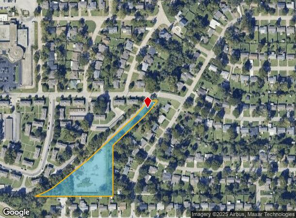  3900 E 25Th St, Tulsa, OK Parcel Map