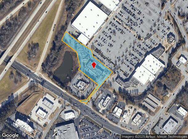 5855 Spout Springs Rd, Flowery Branch, GA Parcel Map