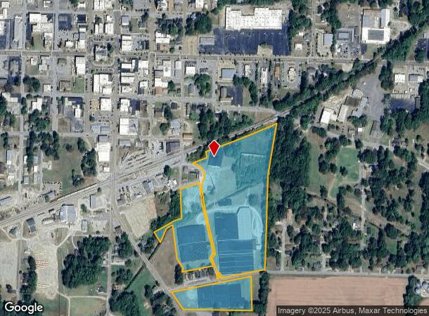 208 E Powell St, Brownsville, TN Parcel Map