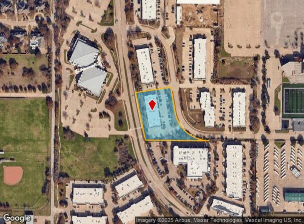 2345 Dean Way, Southlake, TX Parcel Map