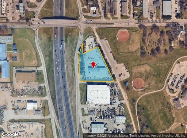 1350 S Loop 12, Irving, TX Parcel Map