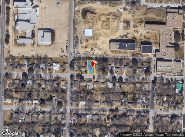  1312 Linden Dr, Denton, TX Parcel Map