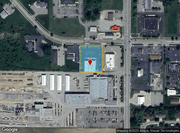 525 W Warwick Dr, Alma, MI Parcel Map