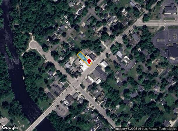  133 N Bridge St, Dimondale, MI Parcel Map