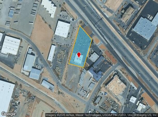  8750 Gateway Blvd E, El Paso, TX Parcel Map