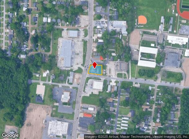  2000 Moss St, Lafayette, LA Parcel Map