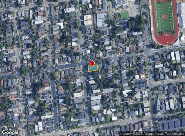 1802 Channing Way, Berkeley, CA Parcel Map