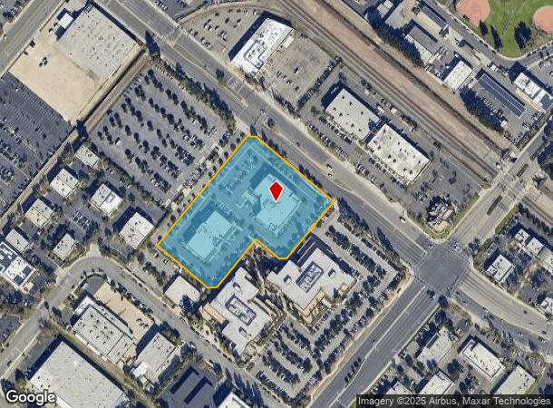  1422 Edinger Ave, Tustin, CA Parcel Map