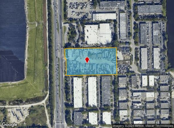  4250 N Powerline Rd, Pompano Beach, FL Parcel Map