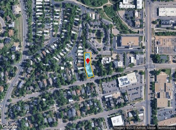  2655 Mapleton Ave, Boulder, CO Parcel Map