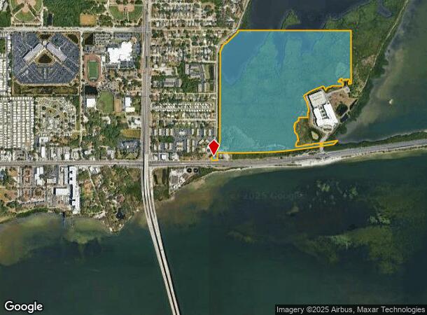  N Bayshore Blvd, Clearwater, FL Parcel Map
