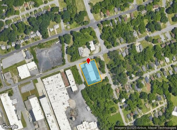  605 W Ward Ave, High Point, NC Parcel Map