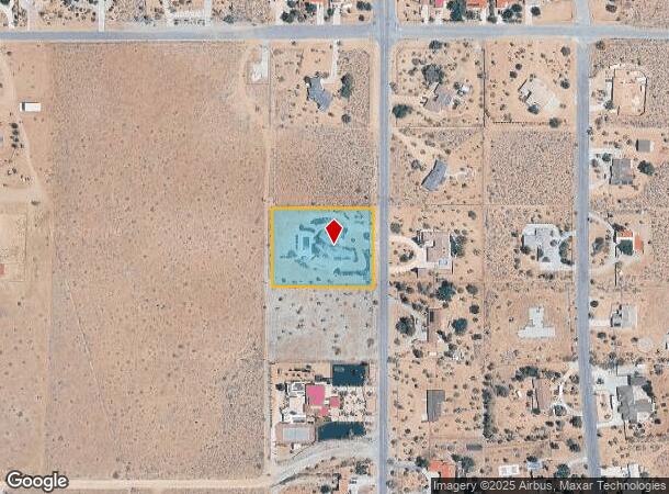  8980 Joshua Ln, Yucca Valley, CA Parcel Map