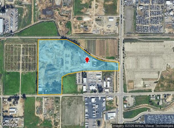 495 N Marks Ave, Fresno, CA Parcel Map