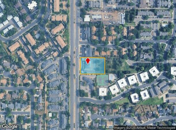 1342 S Chambers Rd, Aurora, CO Parcel Map