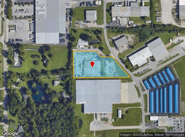  825 Progress Blvd, New Albany, IN Parcel Map