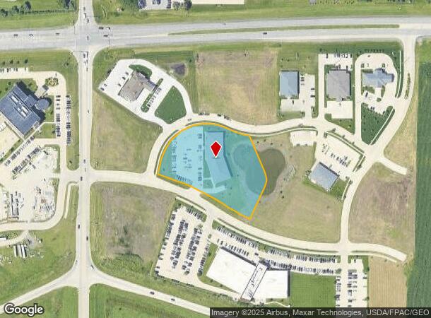 945 Tower Park Dr, Waterloo, IA Parcel Map