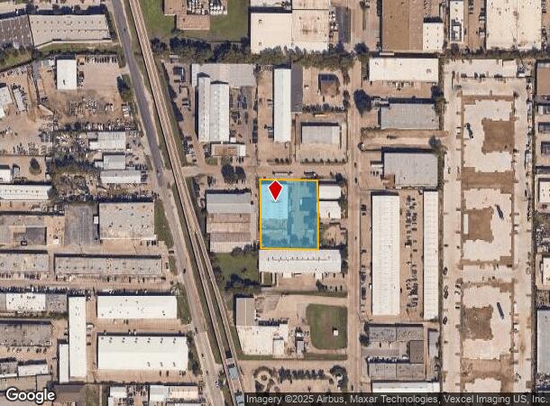  11424 Denton Dr, Dallas, TX Parcel Map