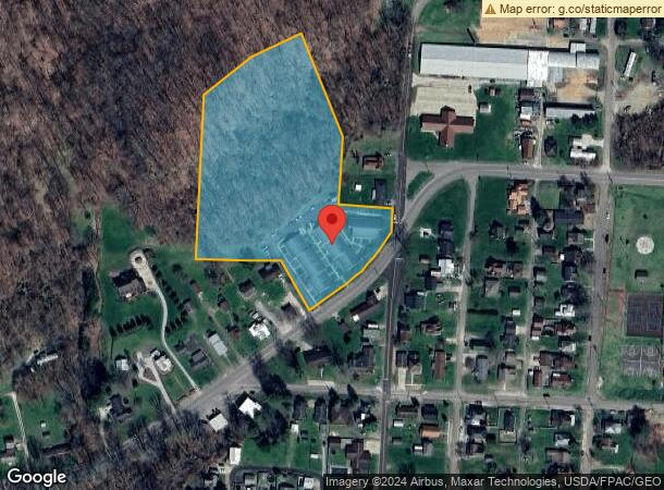  1100 Powell St, Middleport, OH Parcel Map