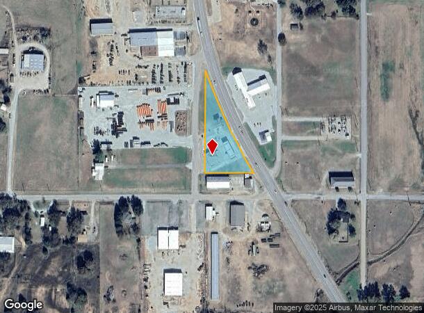  S Jim Thorpe Blvd, Prague, OK Parcel Map