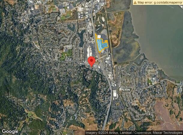  1900 Redwood Hwy, Corte Madera, CA Parcel Map