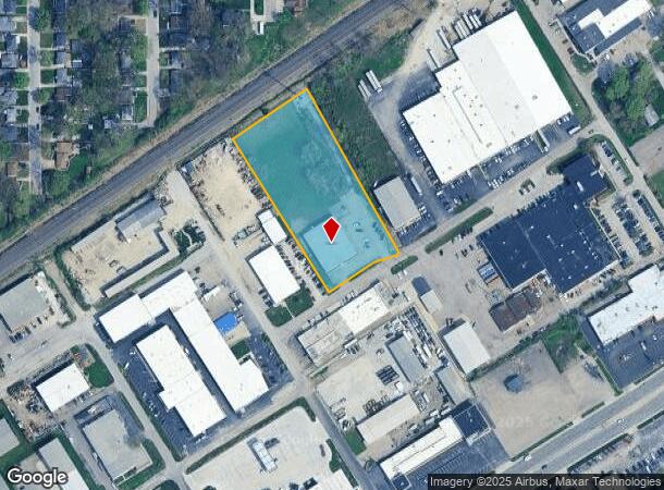  7740 Records St, Indianapolis, IN Parcel Map