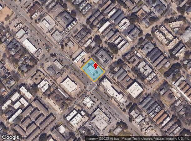  4208 Lemmon Ave, Dallas, TX Parcel Map