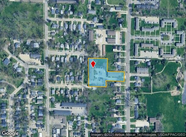 1215 Oakland Rd Ne, Cedar Rapids, IA Parcel Map