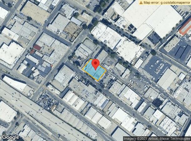  1327 E 15Th St, Los Angeles, CA Parcel Map