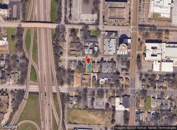 1173 Vance Ave, Memphis, TN Parcel Map