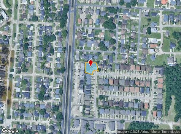 1000 Eli Ct, Gretna, LA Parcel Map