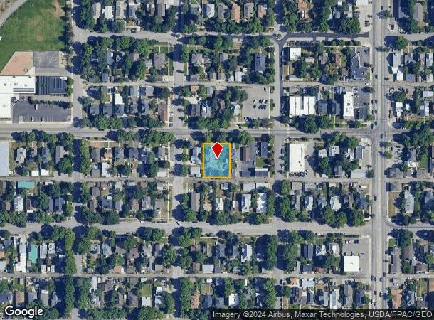  633 S 3Rd St W, Missoula, MT Parcel Map