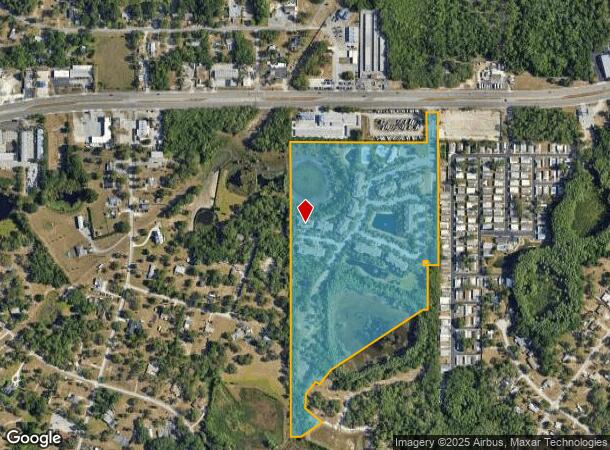 10505 Penelope Pl, New Port Richey, FL Parcel Map