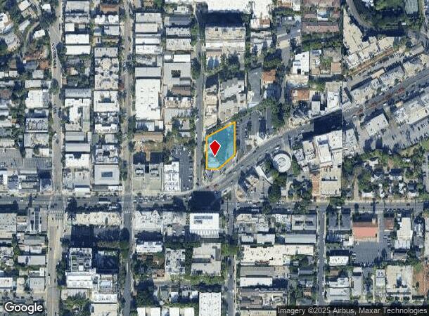 8795 W Sunset Blvd, West Hollywood, CA Parcel Map