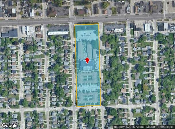 17100 E 9 Mile Rd, Eastpointe, MI Parcel Map