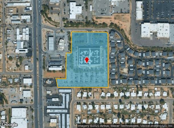  1455 S Alvernon Way, Tucson, AZ Parcel Map