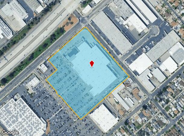  13500 Paxton St, Pacoima, CA Parcel Map