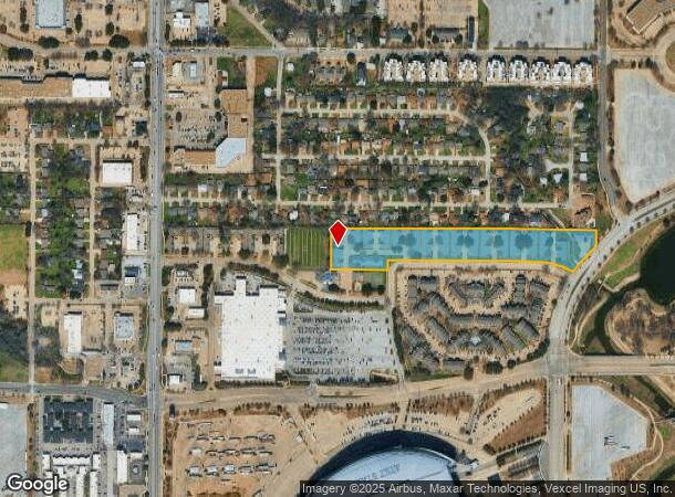 1277 Cedarland Plaza Dr, Arlington, TX Parcel Map