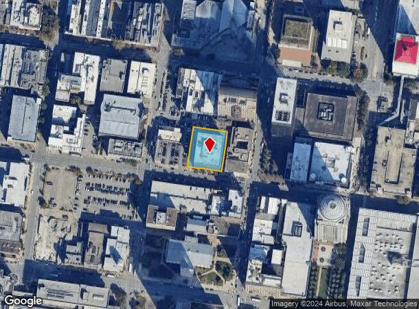  515 W Market St, Louisville, KY Parcel Map