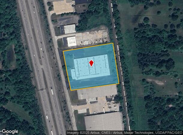  8791 Freeway Dr, Macedonia, OH Parcel Map