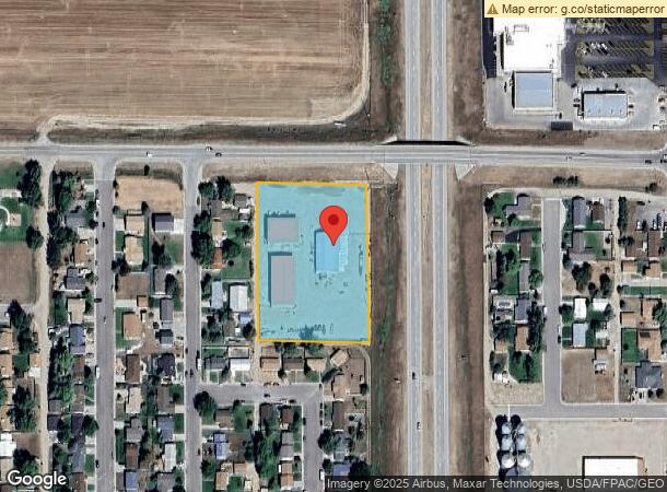  1851 Oak St, Wheatland, WY Parcel Map