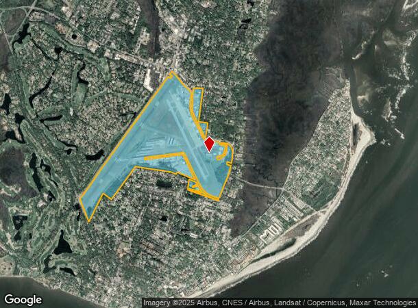  180 Darby Cir, Saint Simons Island, GA Parcel Map