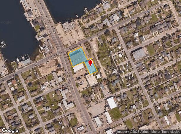 6025 Avenue P 1/2, Galveston, TX Parcel Map
