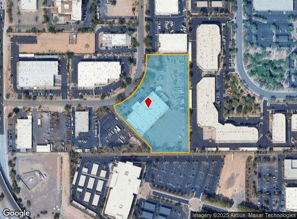 323 S Bracken Ln, Chandler, AZ Parcel Map
