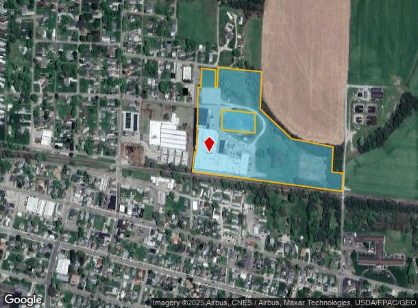 200 N Center St, West Lafayette, OH Parcel Map