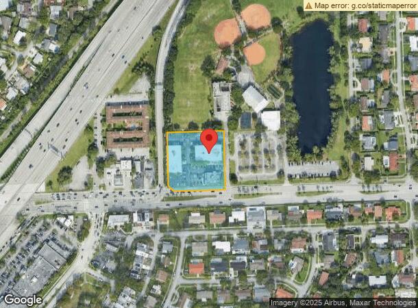  9525 N Kendall Dr, Miami, FL Parcel Map